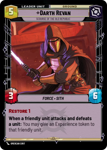 Darth Revan, Scourge of the Old Republic