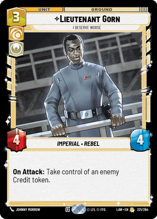 Lieutenant Gorn, I Deserve Worse