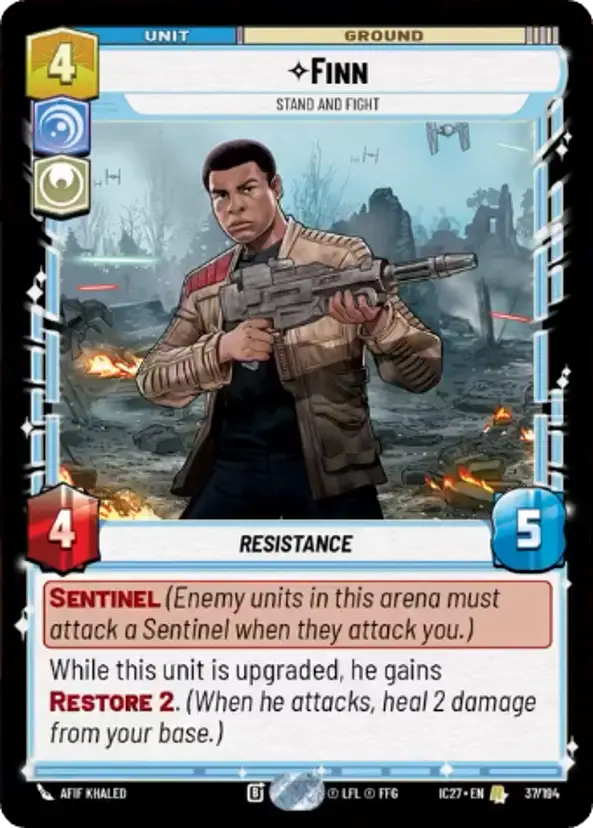 Finn, Stand And Fight