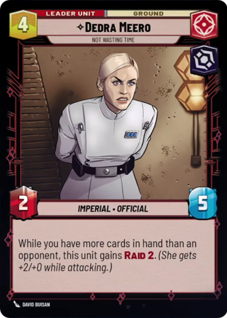 Dedra Meero, Not Wasting Time Unit