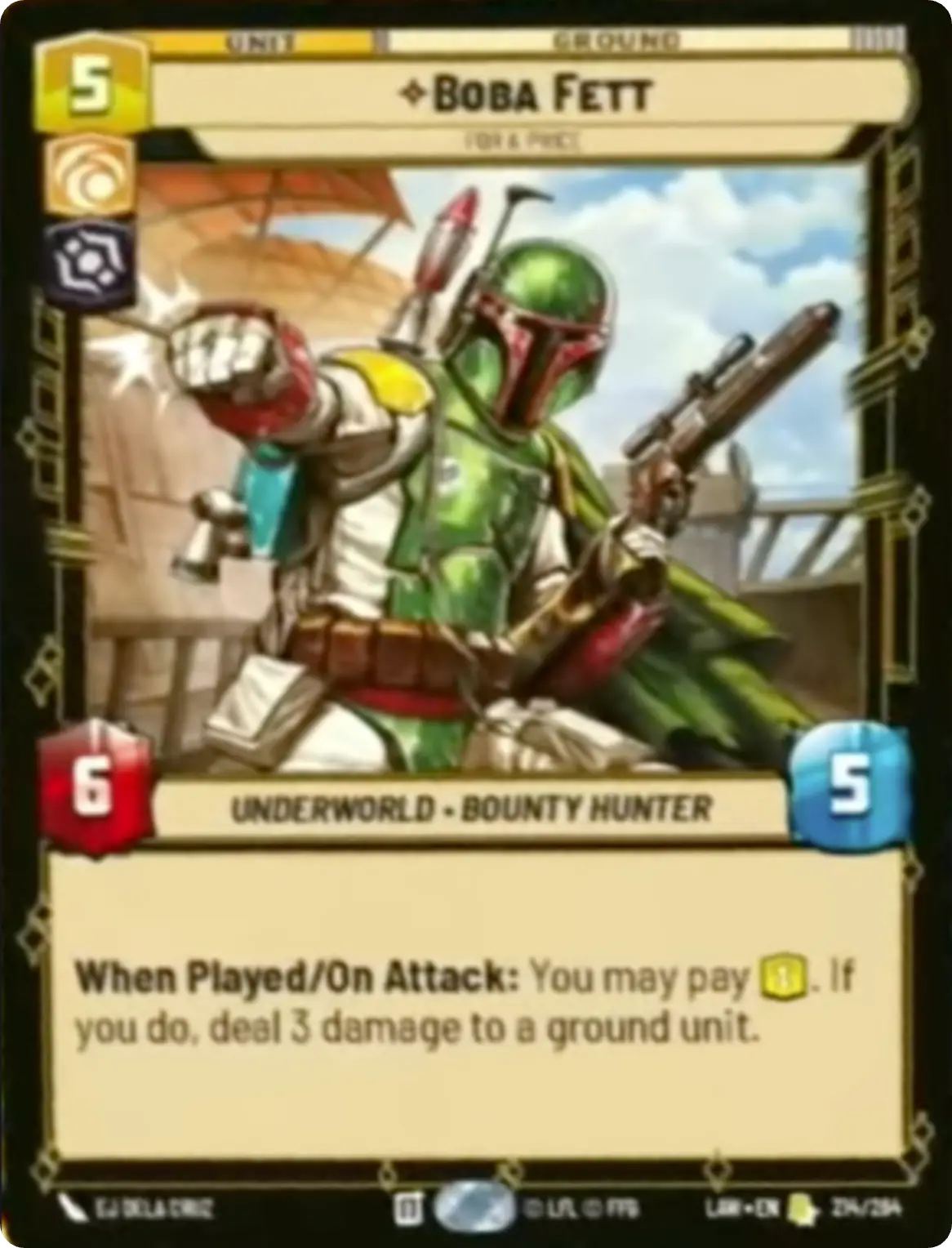 Boba Fett, For A Price