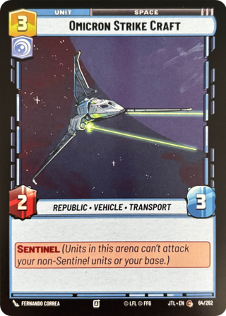 Omicron Strike Craft