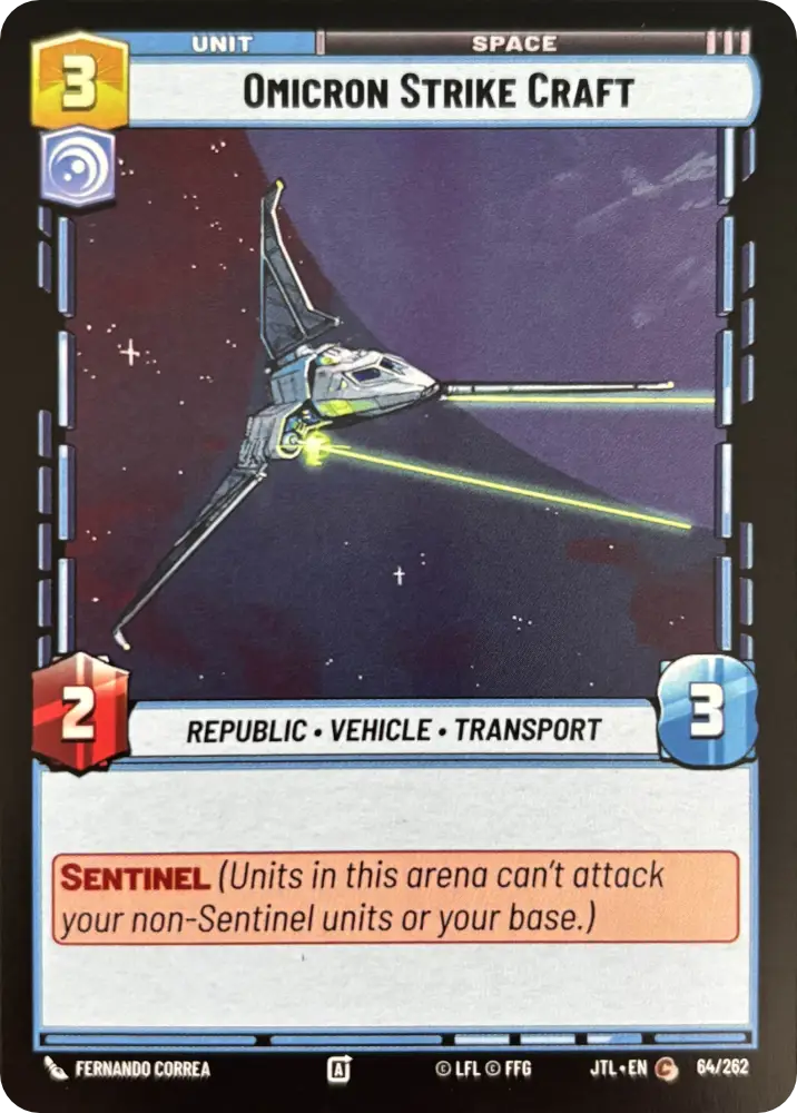 Omicron Strike Craft