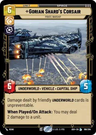Gorian Shard's Corsair, Pirate Warship