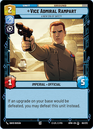 Vice Admiral Rampart, A New Era Of Safety