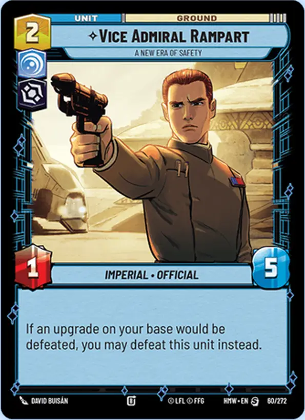Vice Admiral Rampart, A New Era Of Safety