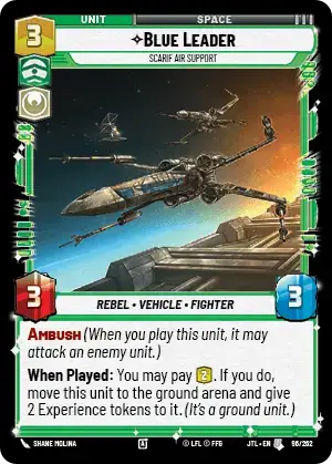 Blue Leader, Scarif Air Support