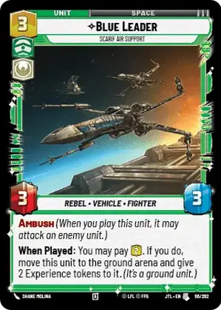 Blue Leader, Scarif Air Support