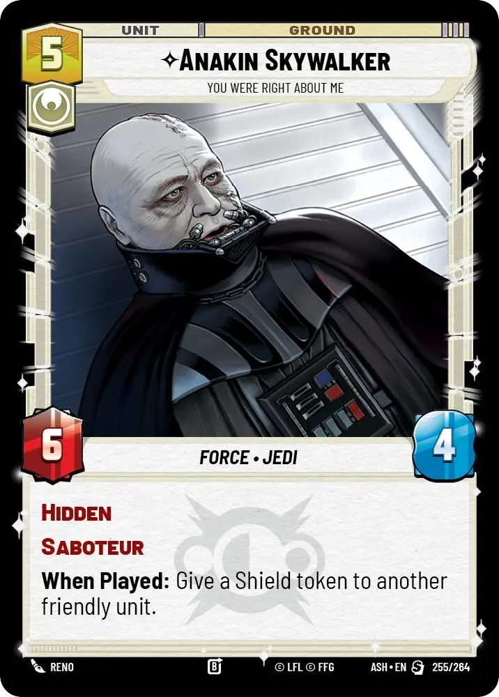 Anakin Skywalker, You Were Right About Me