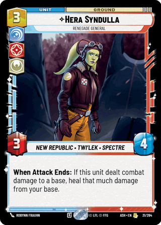 Hera Syndulla, Renegade General