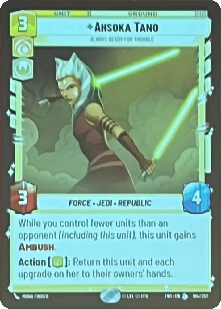 Ahsoka Tano, Always ready for trouble
