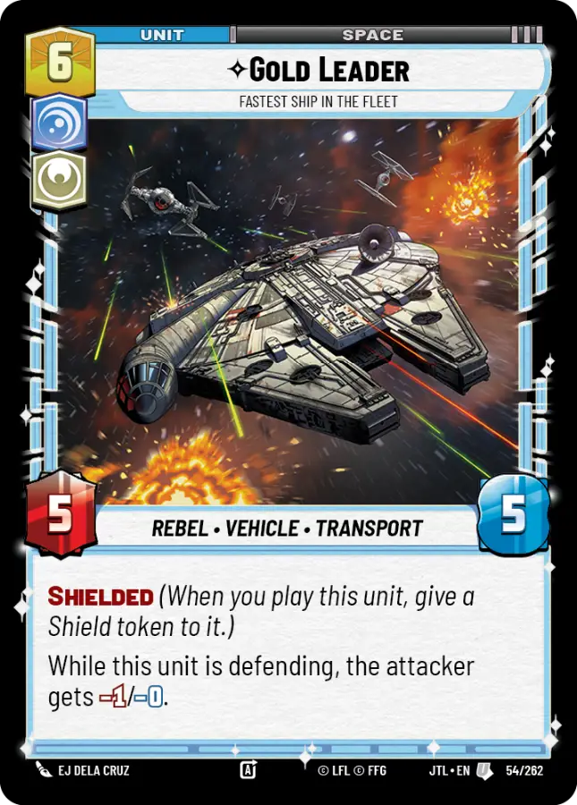 Gold Leader, Fastest Ship in the Fleet