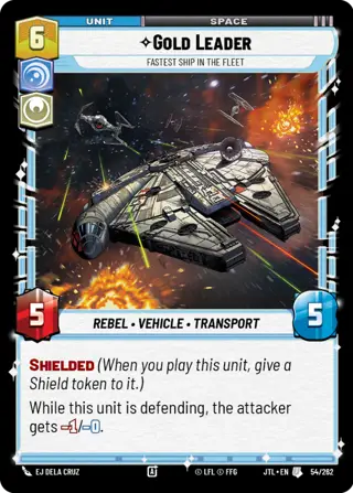 Gold Leader, Fastest Ship in the Fleet