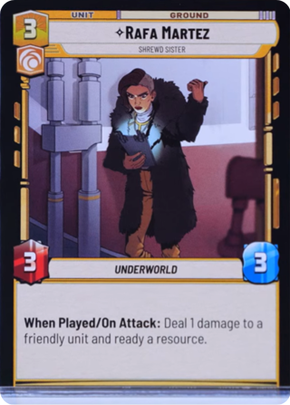 Rafa Martinez, Shrewd Sister