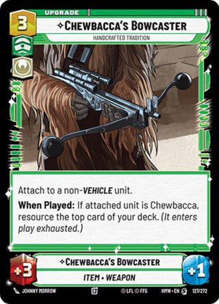 Chewbacca's Bowcaster, Handcrafted Tradition