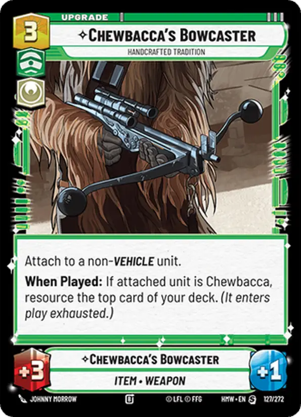 Chewbacca's Bowcaster, Handcrafted Tradition
