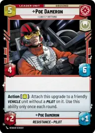 Poe Dameron, I can fly anything