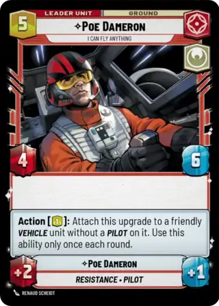 Poe Dameron, I can fly anything