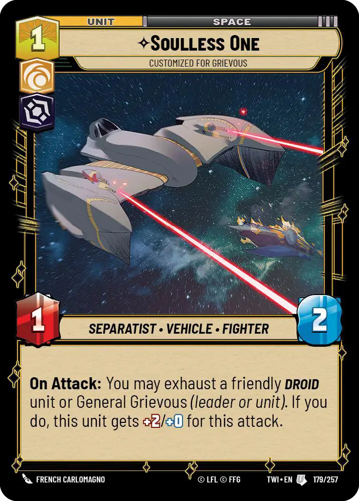 Soulless One, Customized for Grievous