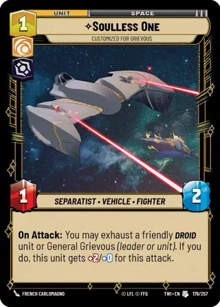 Soulless One, Customized for Grievous