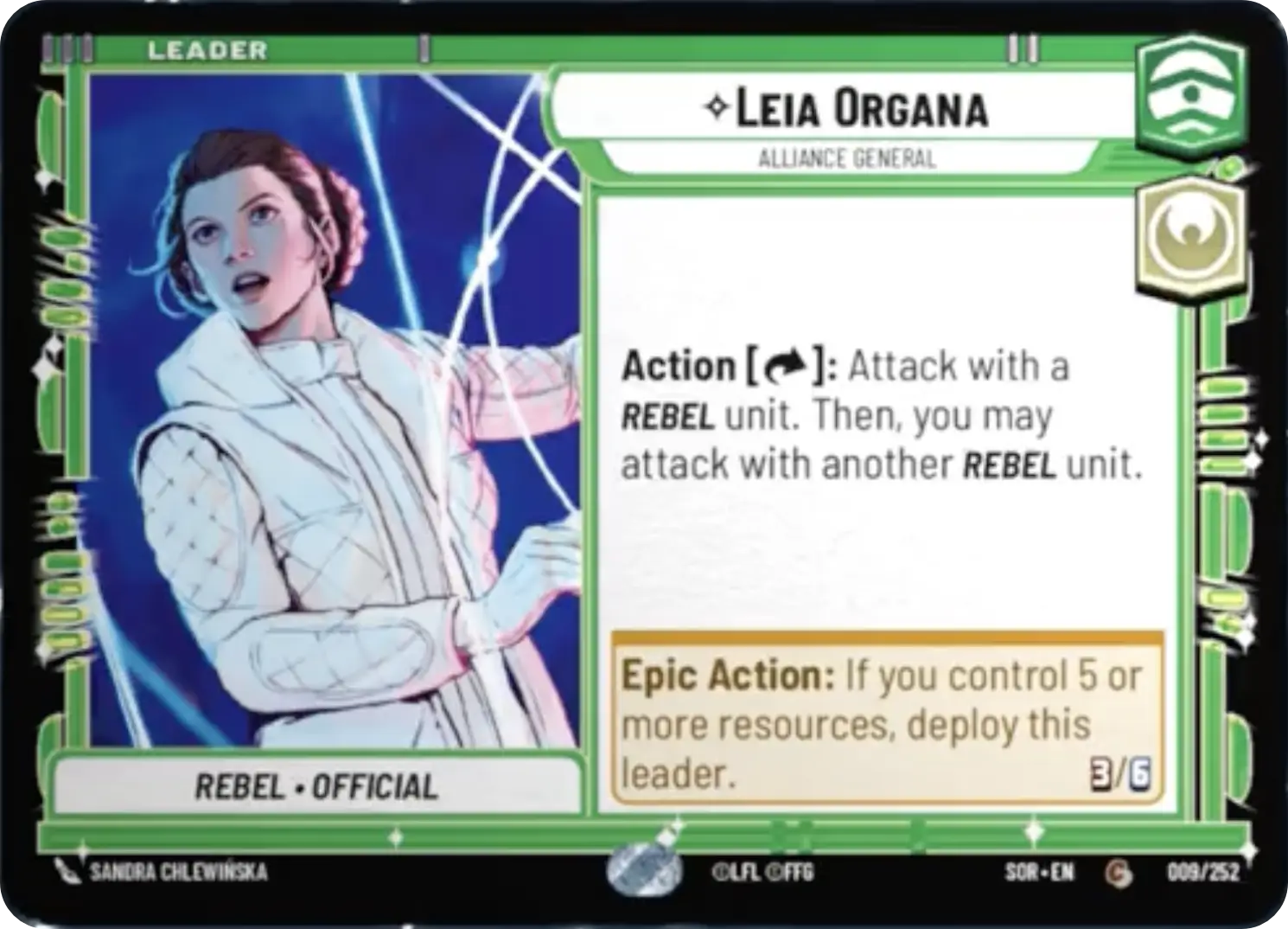 Leia Organa, Alliance General