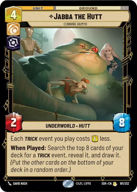 Jabba The Hutt, Cunning Daimyo