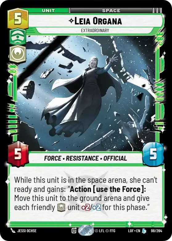 Leia Organa, Extraordinary