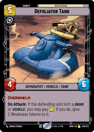 Defoliator Tank