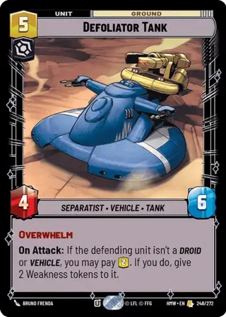 Defoliator Tank