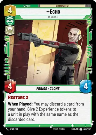 Echo, Restored