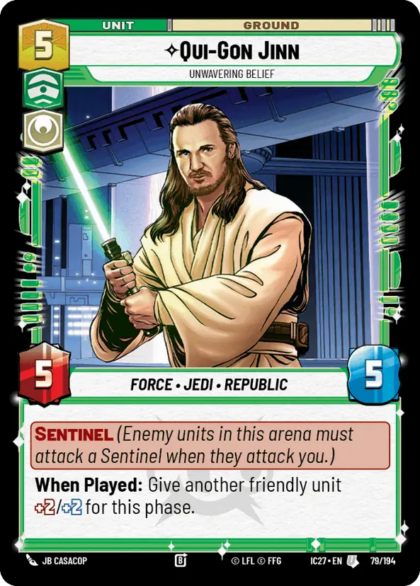 Qui-Gon Jinn, Unwavering Belief