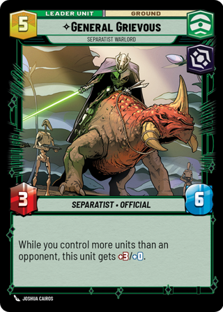 General Grievous, Separatist Warlord