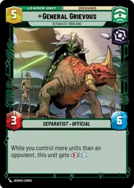 General Grievous, Separatist Warlord