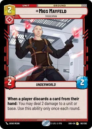 Migs Mayfeld, Triggerman