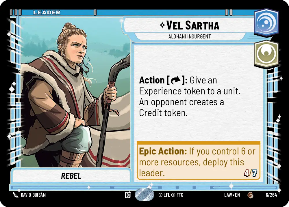 Vel Sartha, Aldhani Insurgent