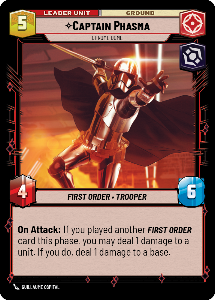 Captain Phasma, Chrome Dome