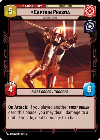 Captain Phasma, Chrome Dome