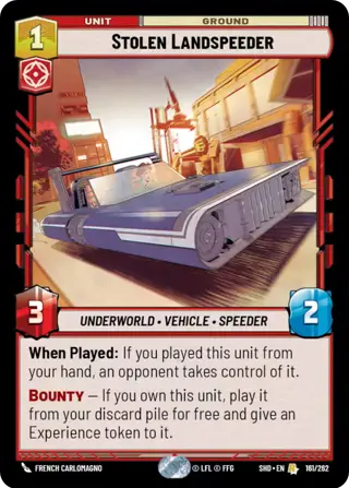 Stolen Landspeeder