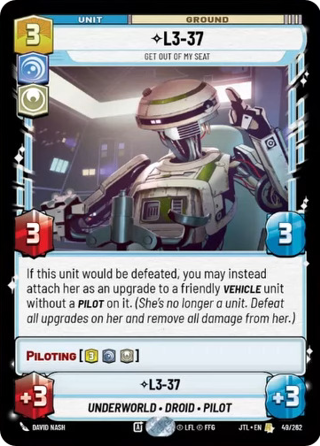 L3 37, Get Out Of My Seat