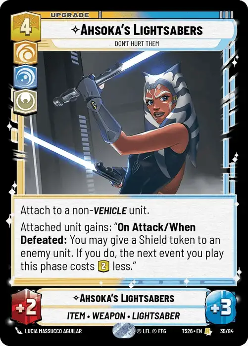 Ahsoka's Lightsabers, Don't Hurt Them