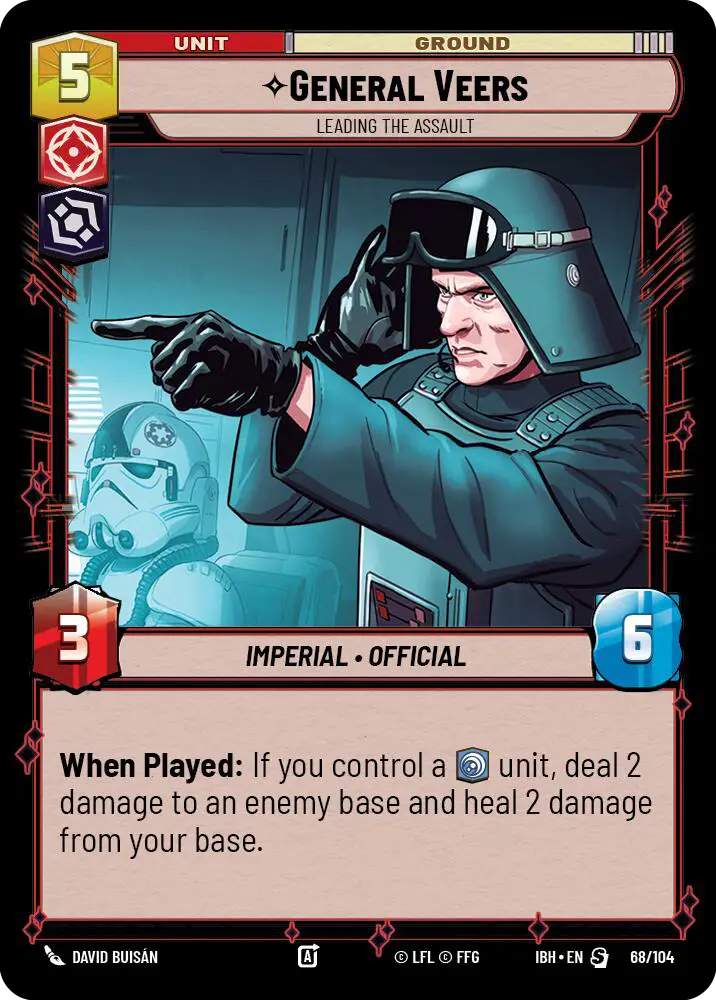 General Veers, Leading The Assault