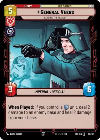 General Veers, Leading The Assault
