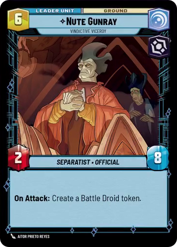 Nute Gunray, Vindictive Viceroy