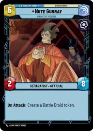 Nute Gunray, Vindictive Viceroy