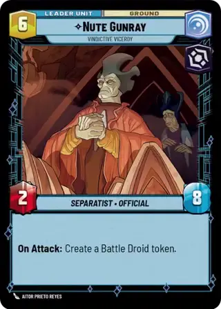 Nute Gunray, Vindictive Viceroy