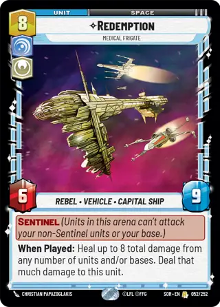 Redemption, Medical Frigate