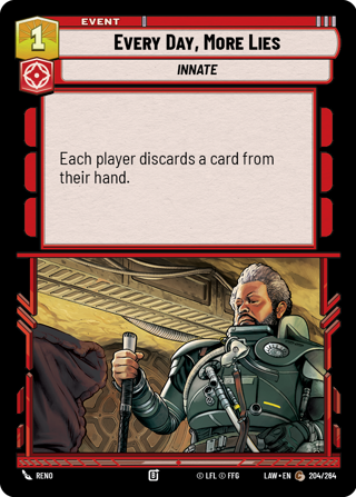 Every Day, More Lies