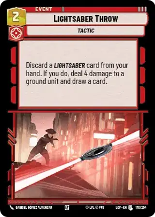 Lightsaber Throw