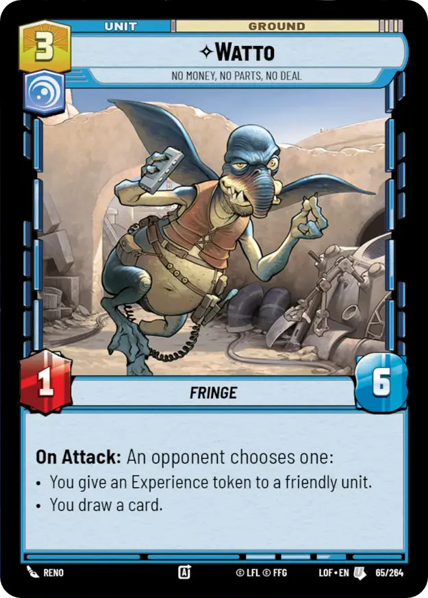 Watto, No Money, No Parts, No Deal