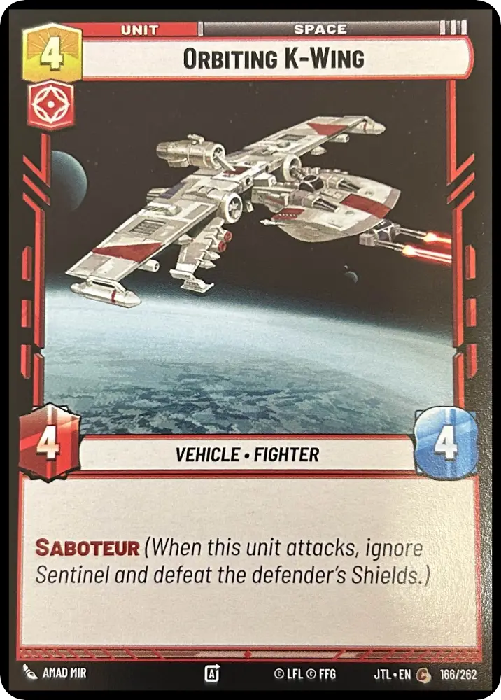 Orbiting K-Wing
